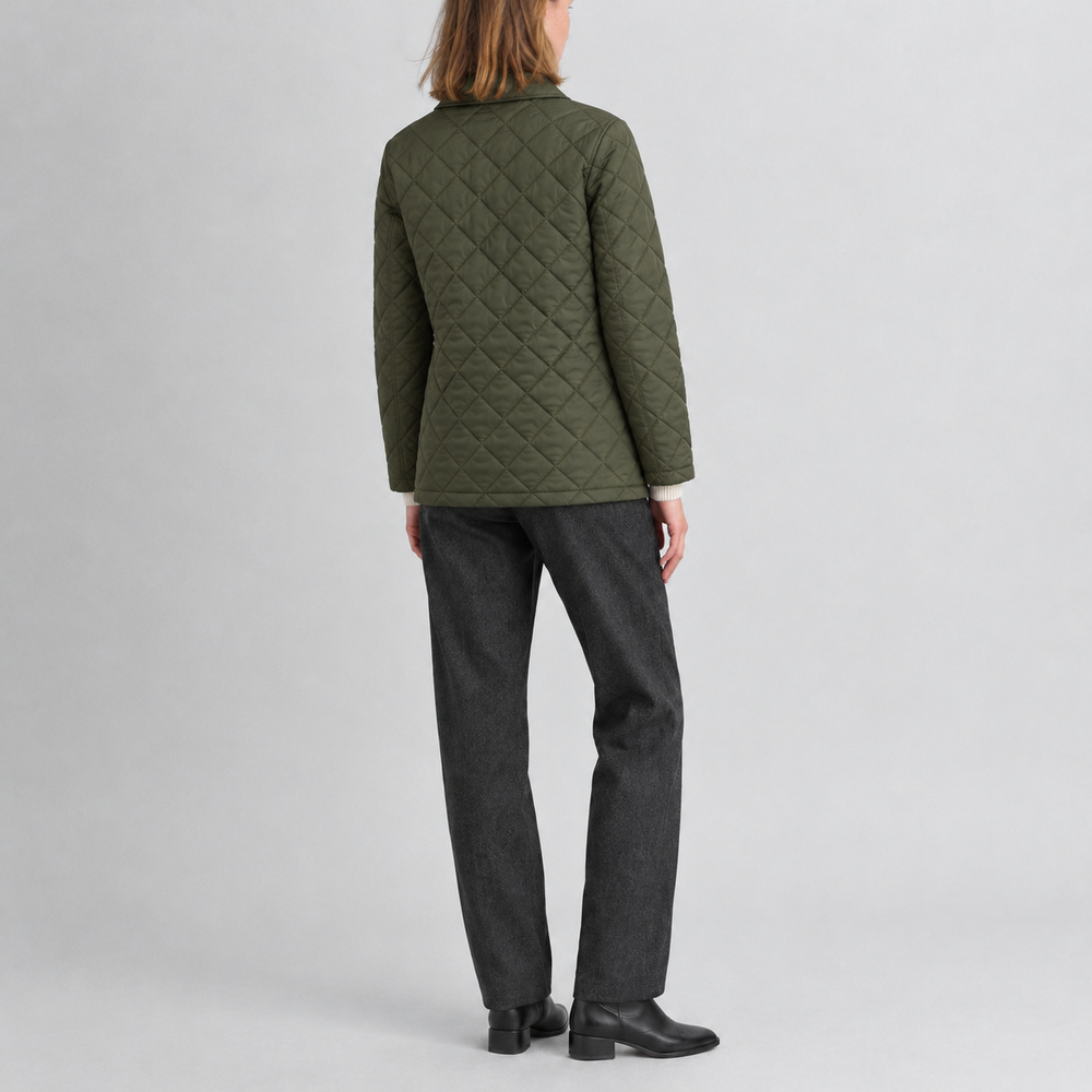 The Quilted Jacket, back