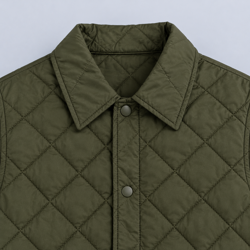 The Quilted Jacket, detail
